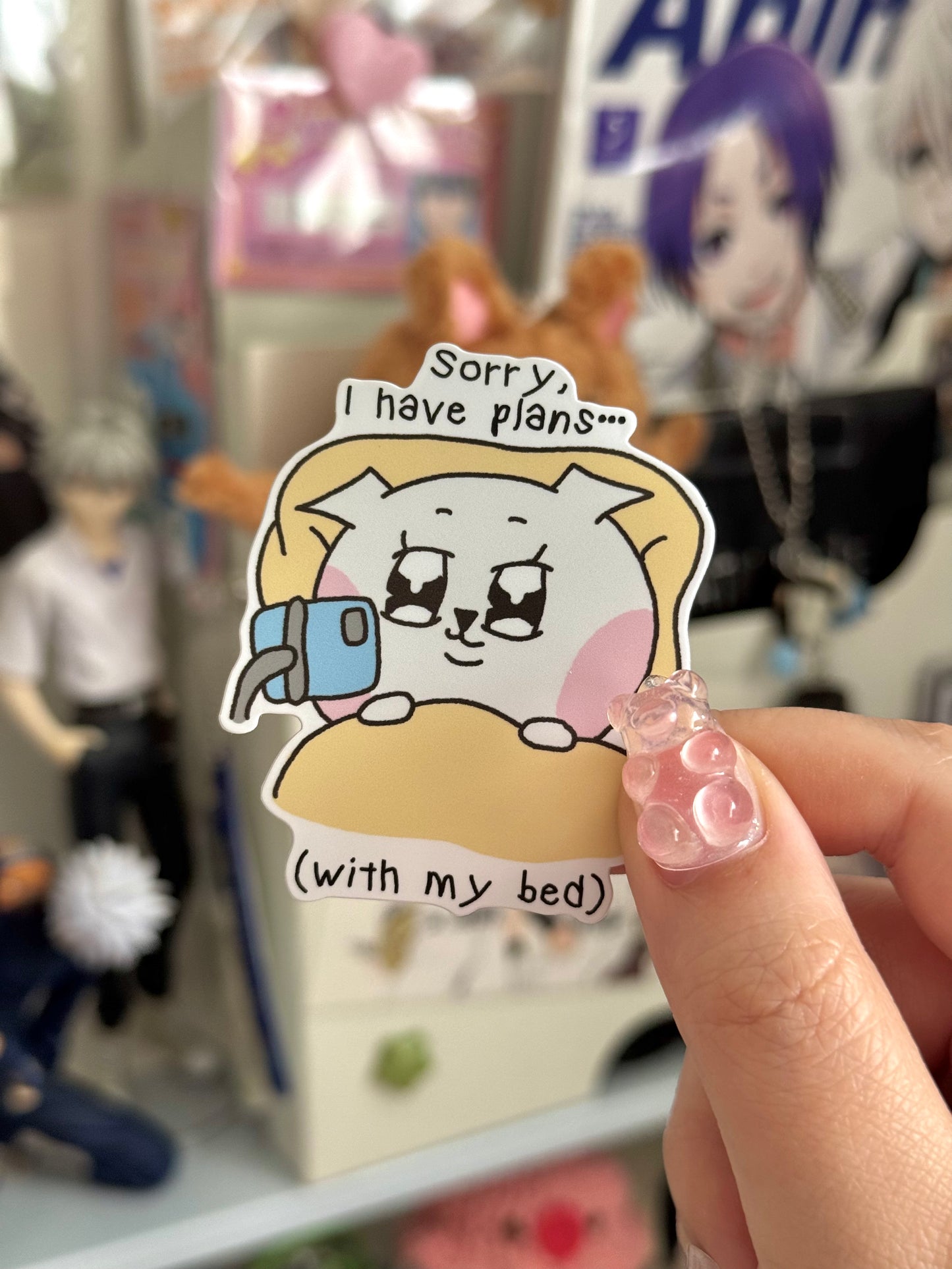 I Have Plans Nyao Die-Cut Sticker