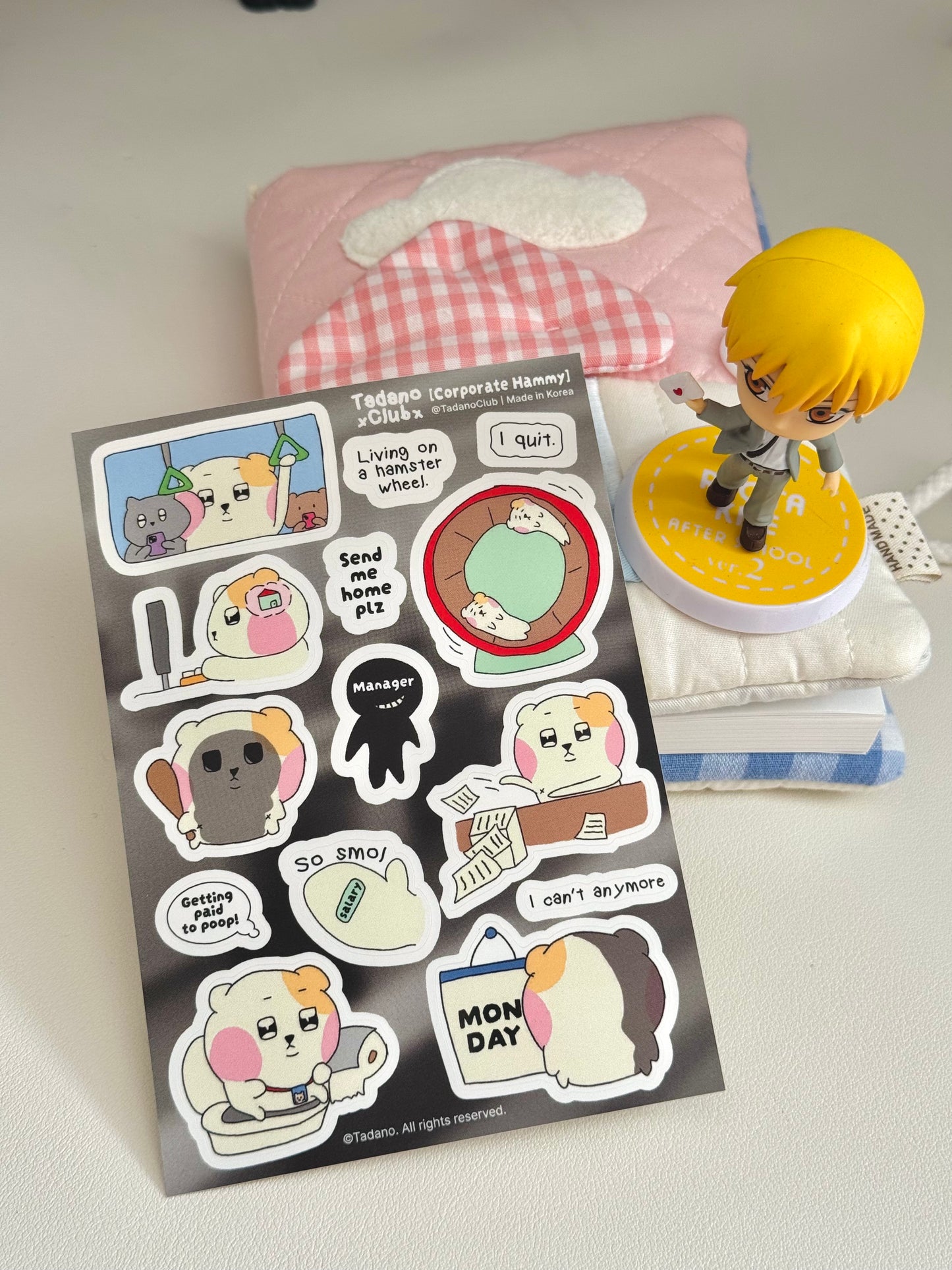 Corporate Hammy Sticker Sheet