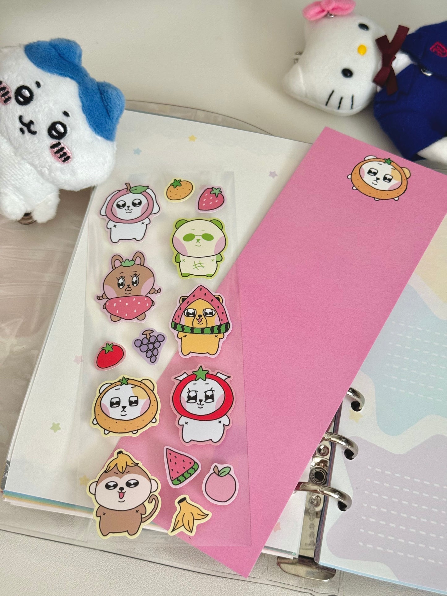 Fruity Friends Sticker Sheet