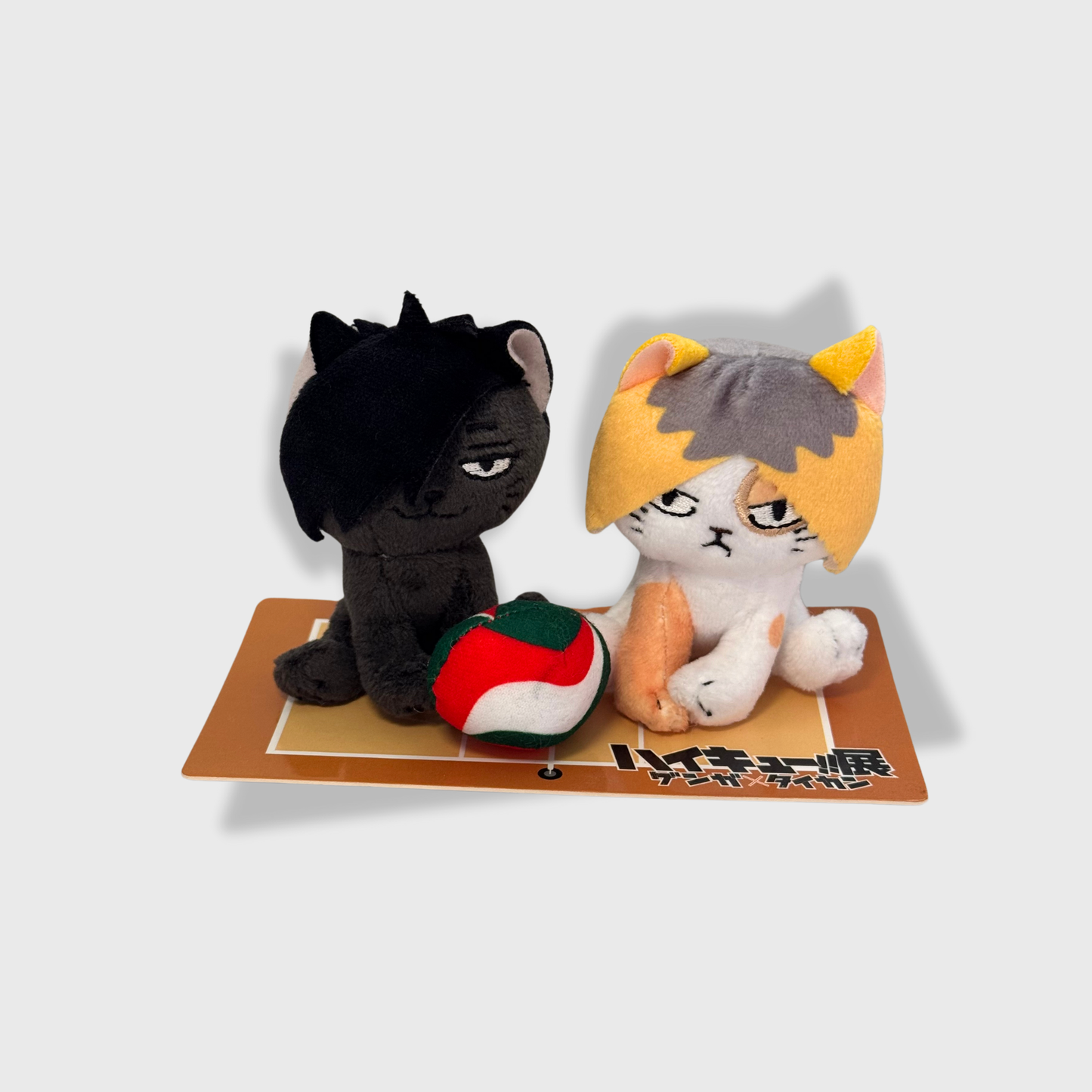 Haikyuu-!! Exhibition Limited Tetsuro Kuroo & Kozume Kenma Cat Plush Doll Set
