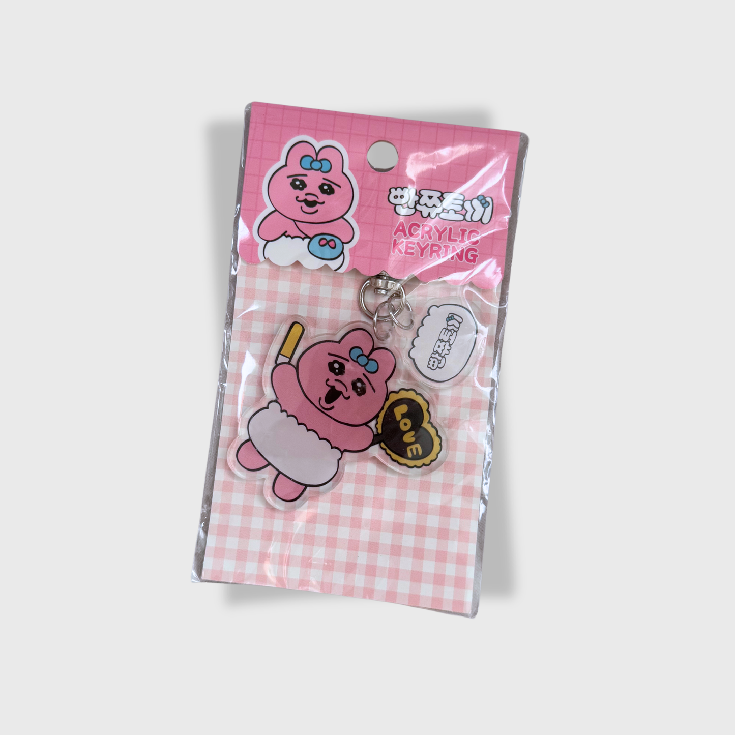 Opanchu Usagi Korea Exclusive Fan Club Punkyu Acrylic Keychain