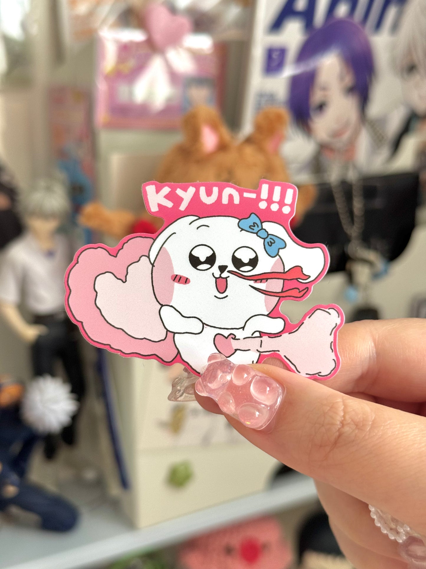 Heart Struck Shiromi Die-Cut Sticker