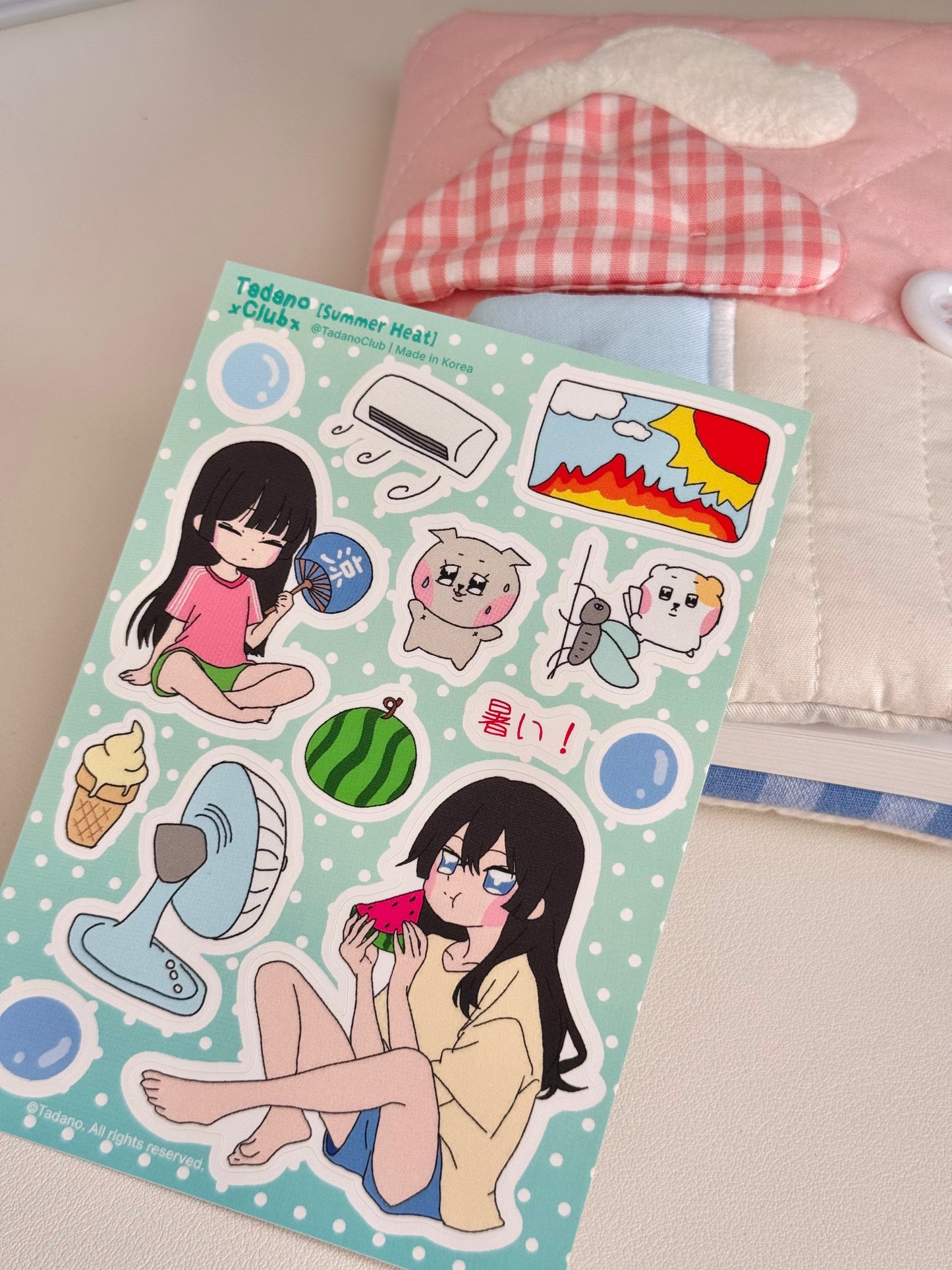 Summer Heat Sticker Sheet