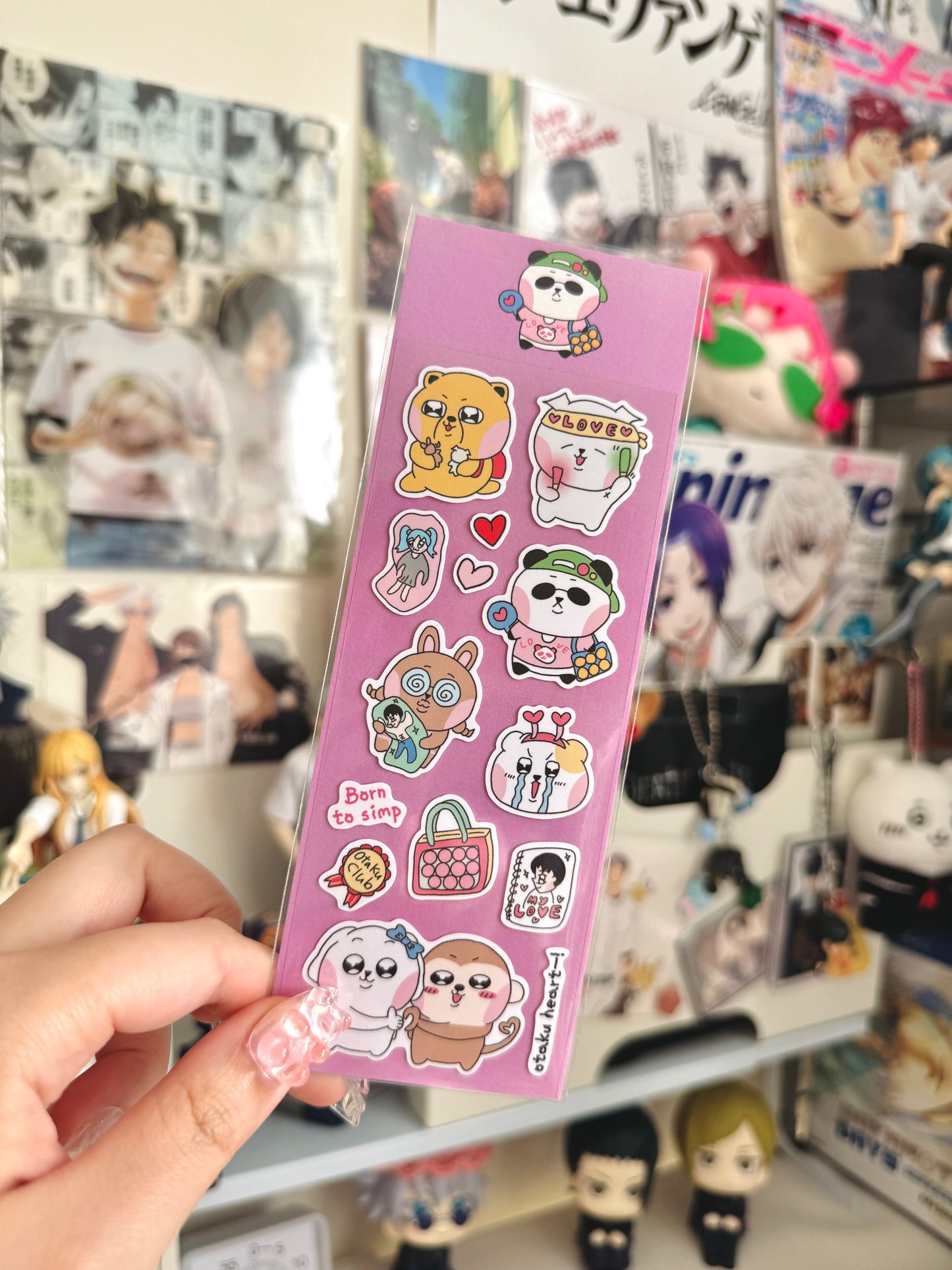 Otaku Mode Sticker Sheet