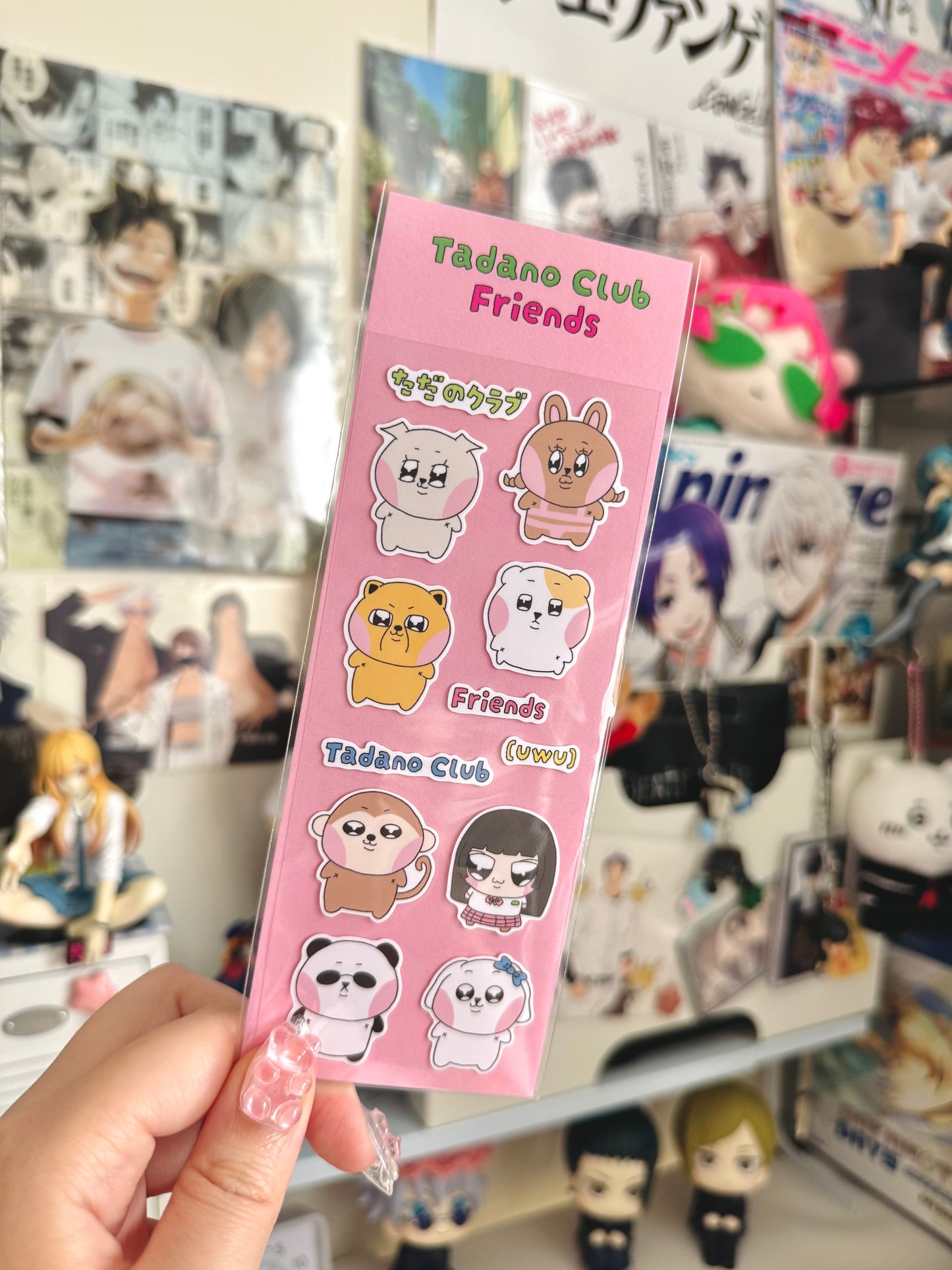 Tadano Club Friends Sticker Sheet