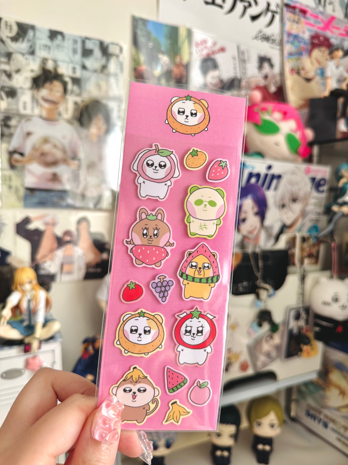Fruity Friends Sticker Sheet