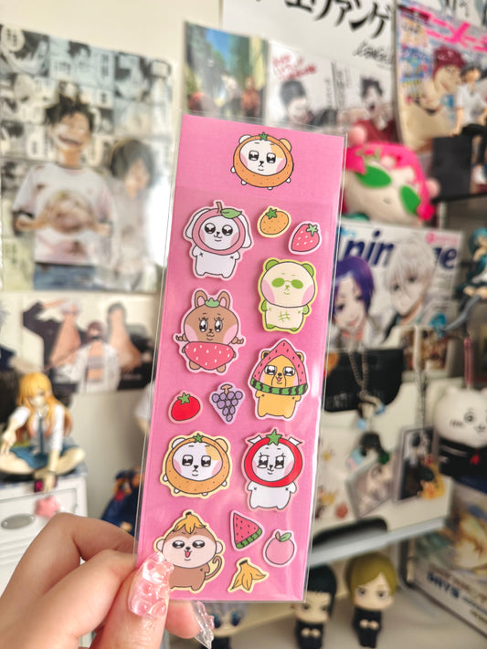 Fruity Friends Sticker Sheet