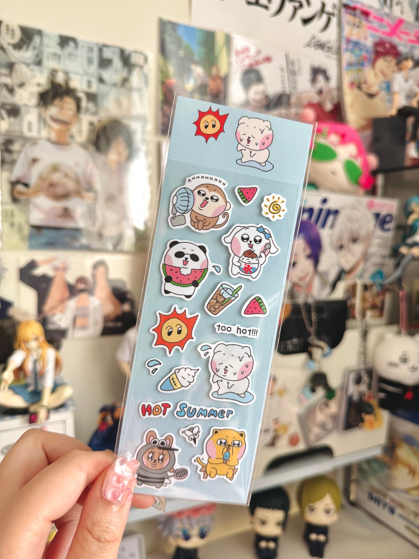 Hot! Summer Sticker Sheet
