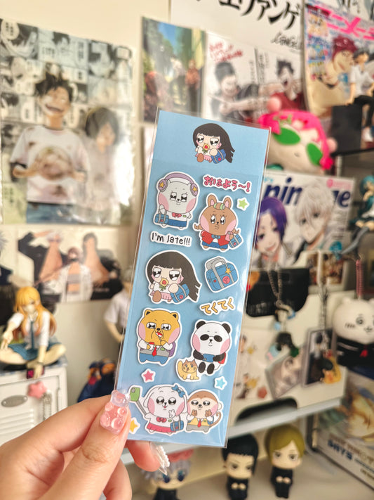 On the Way to the Club Sticker Sheet