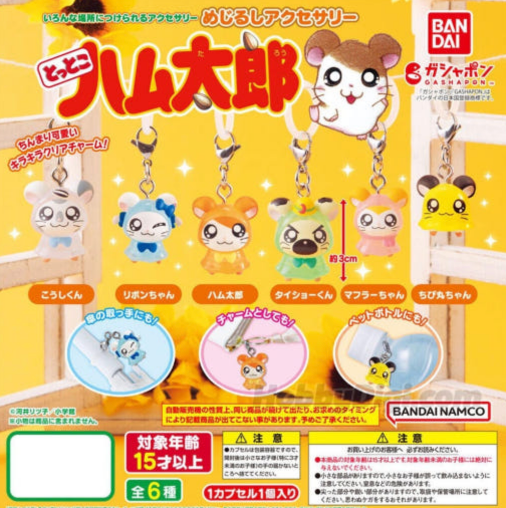 Tottoko Hamtaro Mejirushi Koushi-kun Accessories Capsule Gashapon Toy